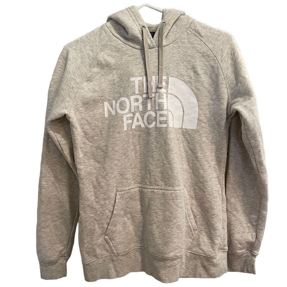 The North Face Hoodie Women's S Half Dome Logo Full Zip Pockets Standard Fit